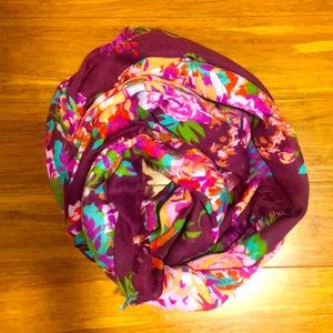 Beautiful Floral Infinity Scarf